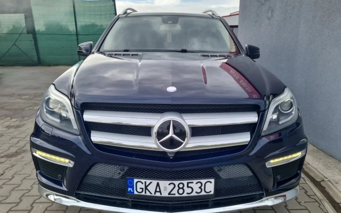 Mercedes-Benz GL cena 115900 przebieg: 182659, rok produkcji 2013 z Mosina małe 352